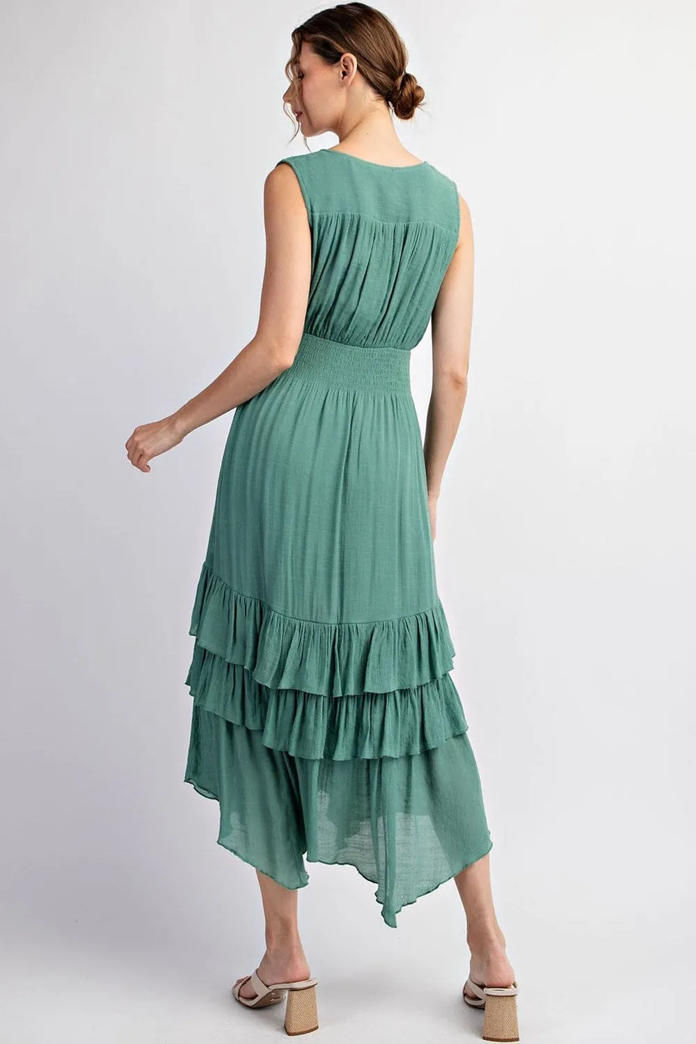 FINAL SALE It Could Be You Ruffle Maxi Dress