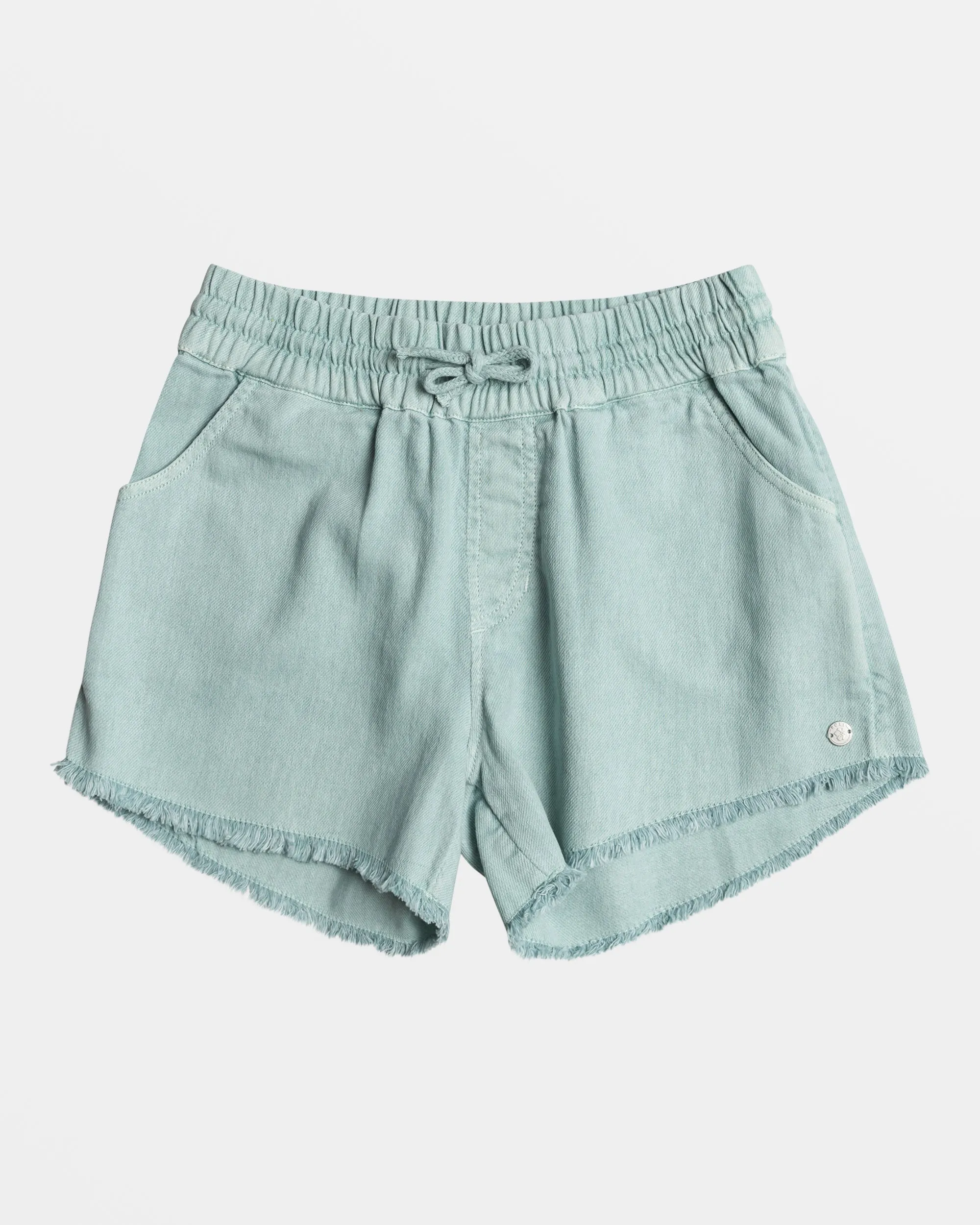Girls 4-16 Scenic Route Elastic Waist Shorts - Blue Surf