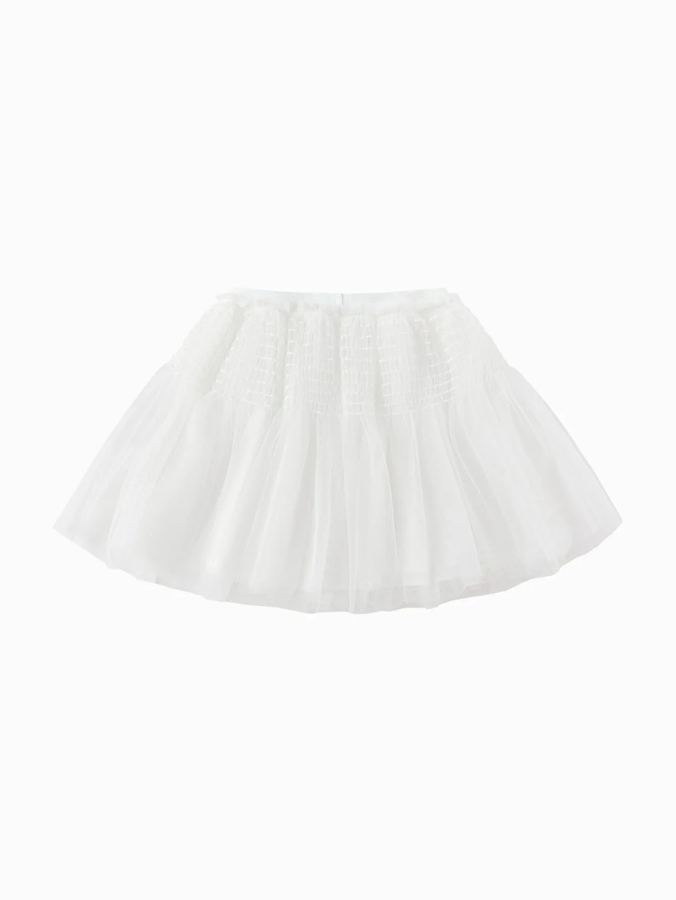 Girls Toddler Shiny Mesh Half Skirt