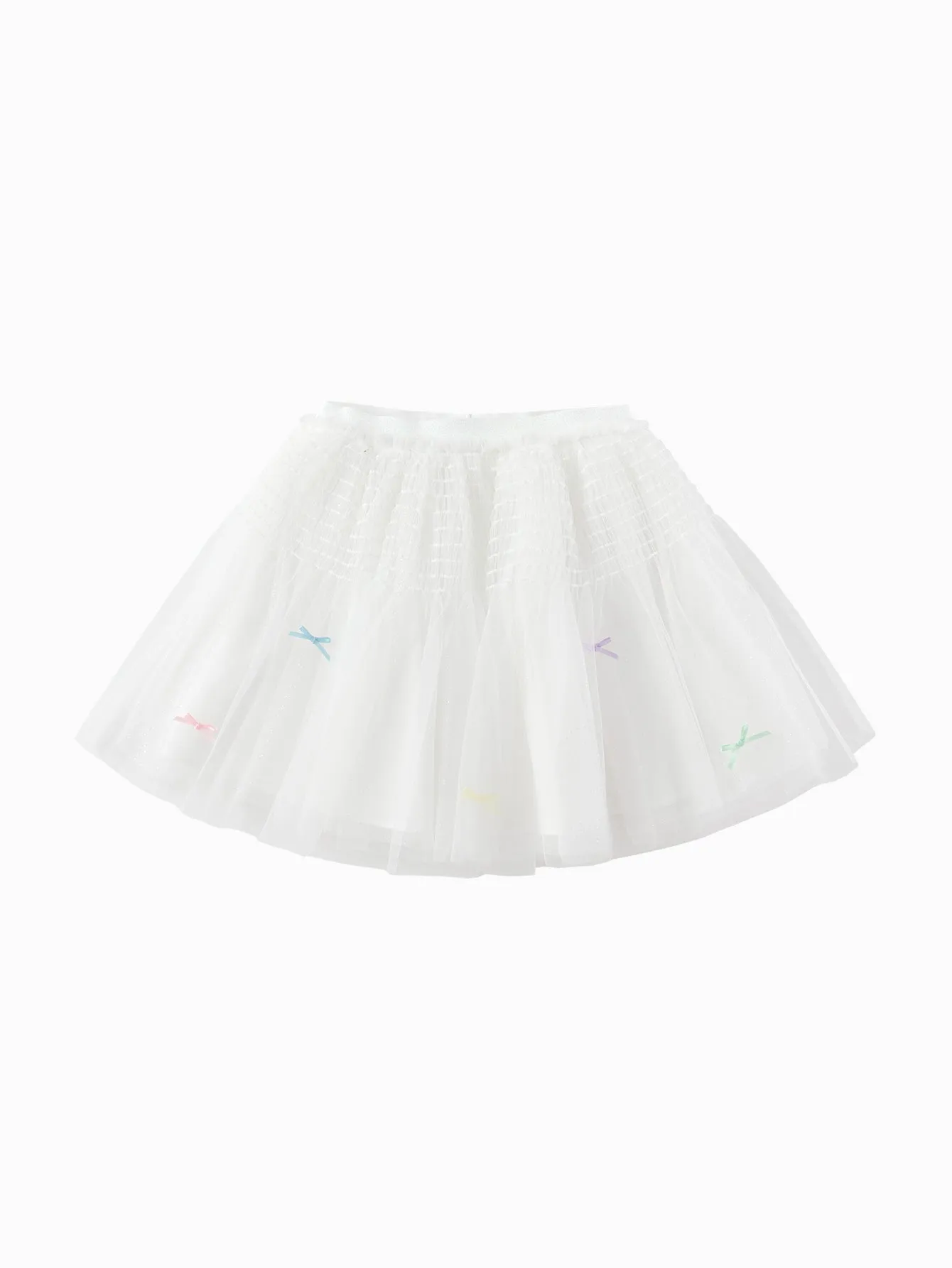 Girls Toddler Shiny Mesh Half Skirt