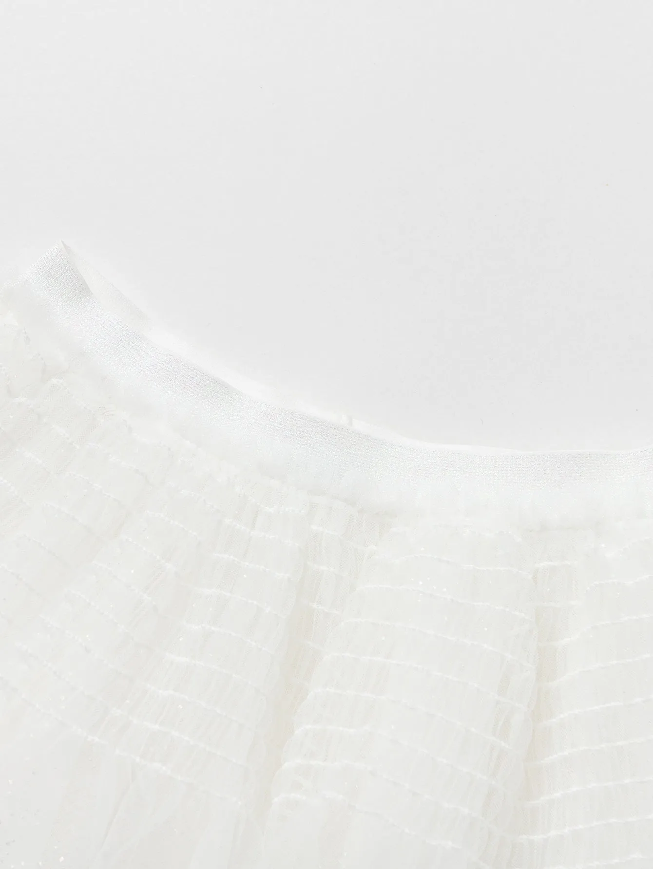 Girls Toddler Shiny Mesh Half Skirt
