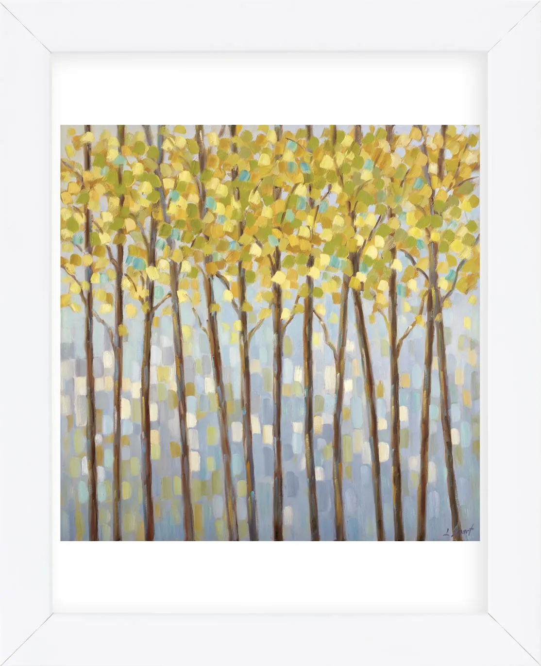 Glistening Tree Tops (Framed)