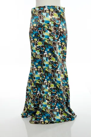 Green Digital Skirt