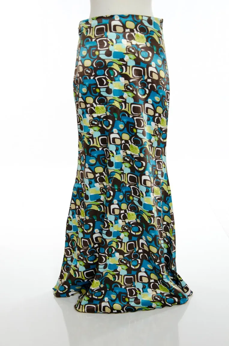Green Digital Skirt