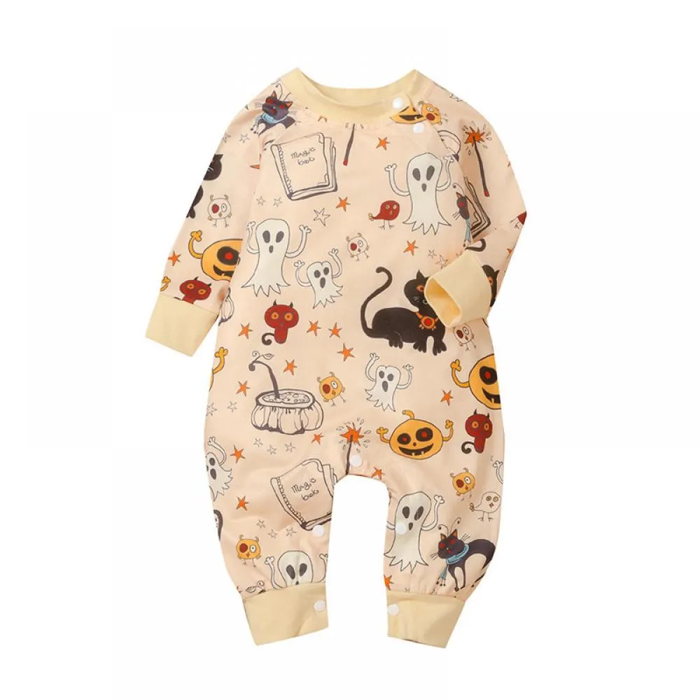 Halloween Baby Onesie Long Sleeve Spring Autumn Romper Wholesale Baby Clothes