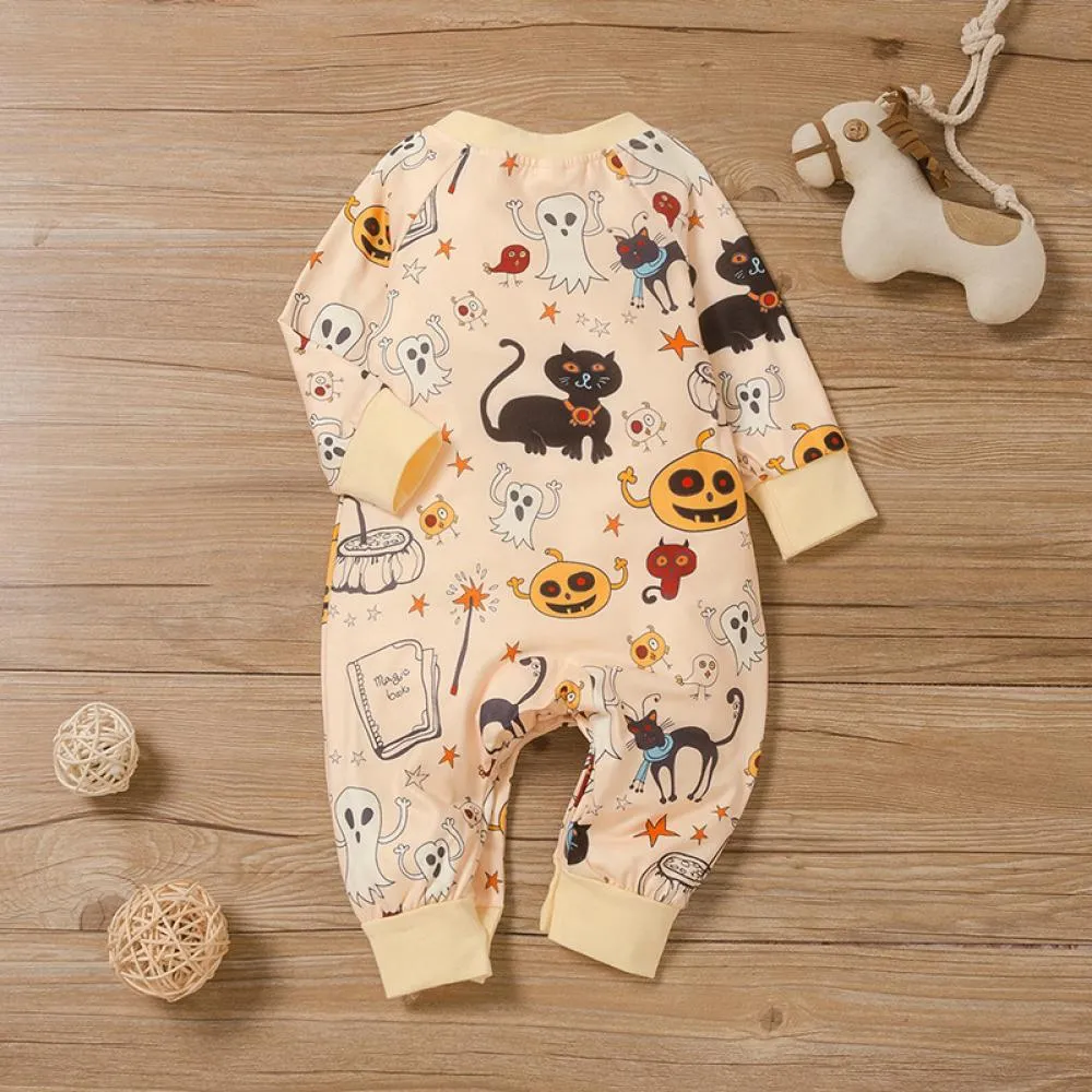 Halloween Baby Onesie Long Sleeve Spring Autumn Romper Wholesale Baby Clothes