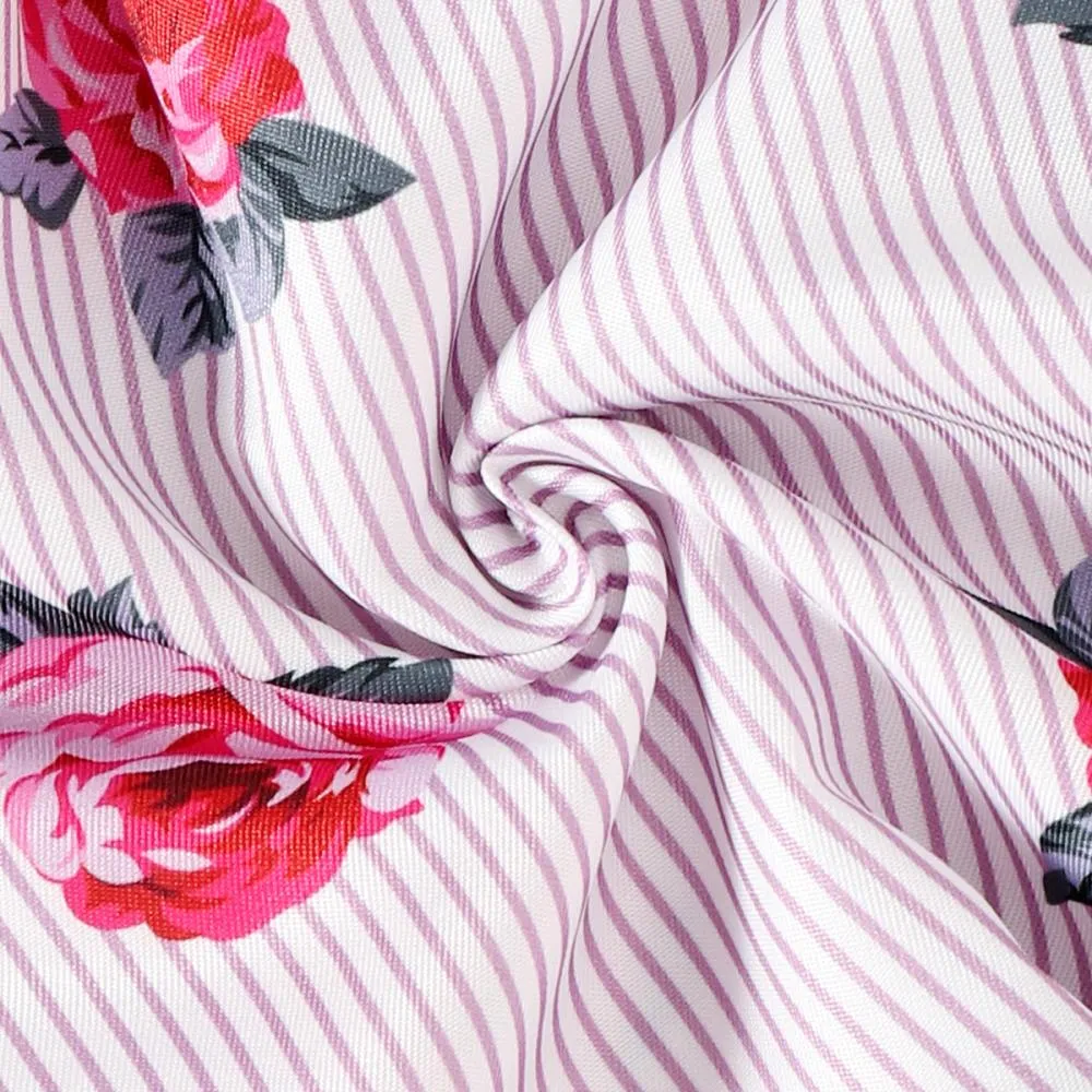 Ins Rose Flower Print Girls Jumpsuit Wholesale Girls Clothes