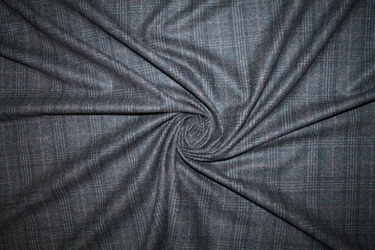 J0seph Abb0ud Plaid Cashmere Blend Flannel - Brown Tones