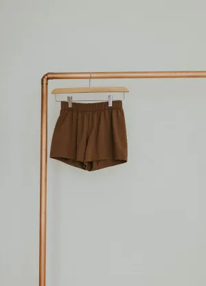 Jax and Lennon Youth Relaxed Shorts || Cocoa Brown