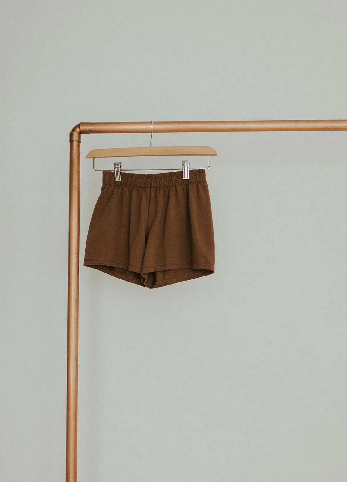 Jax and Lennon Youth Relaxed Shorts || Cocoa Brown