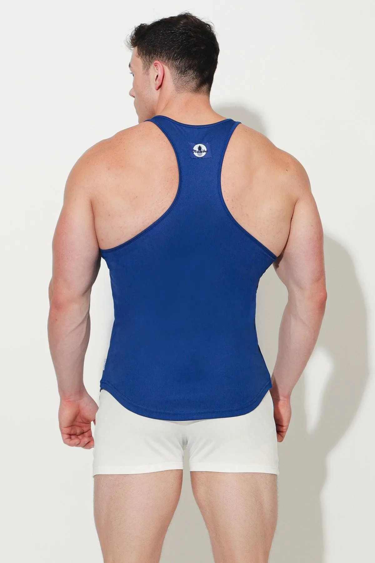 JJ Cool-Dry Gym Stringer - Cobalt Blue