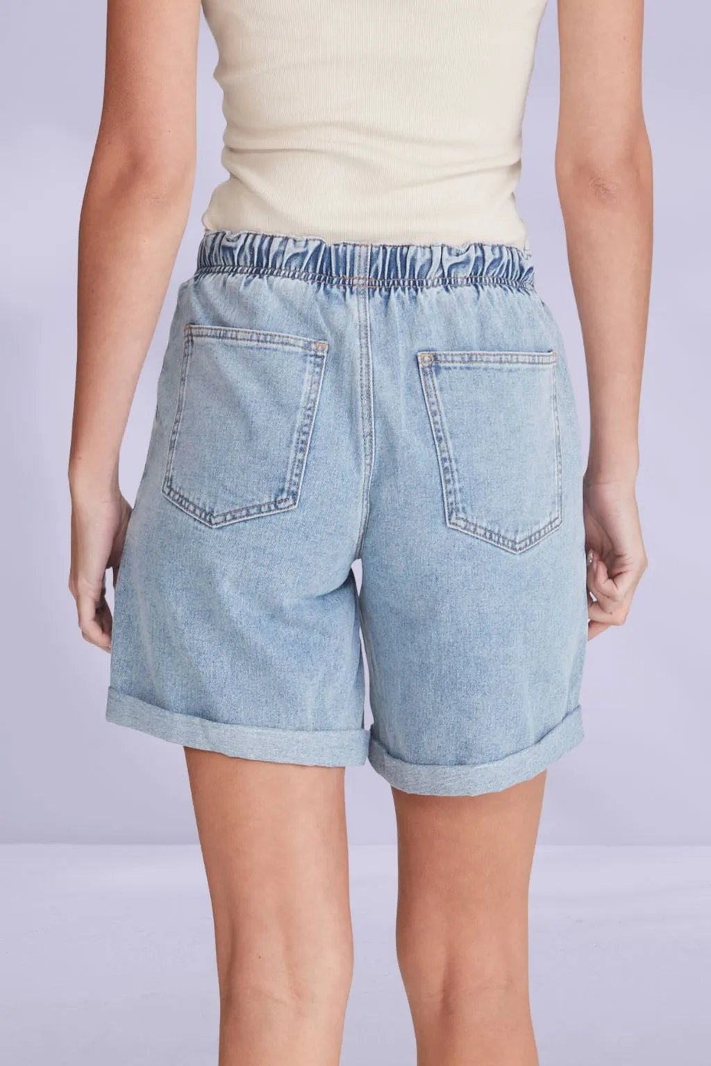 Junkfood Demi Shorts Blue
