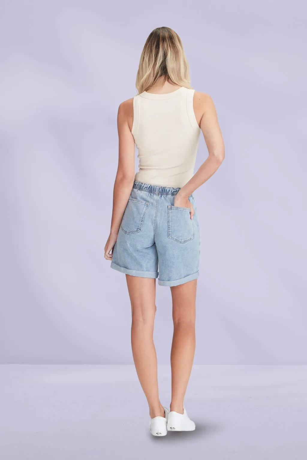 Junkfood Demi Shorts Blue