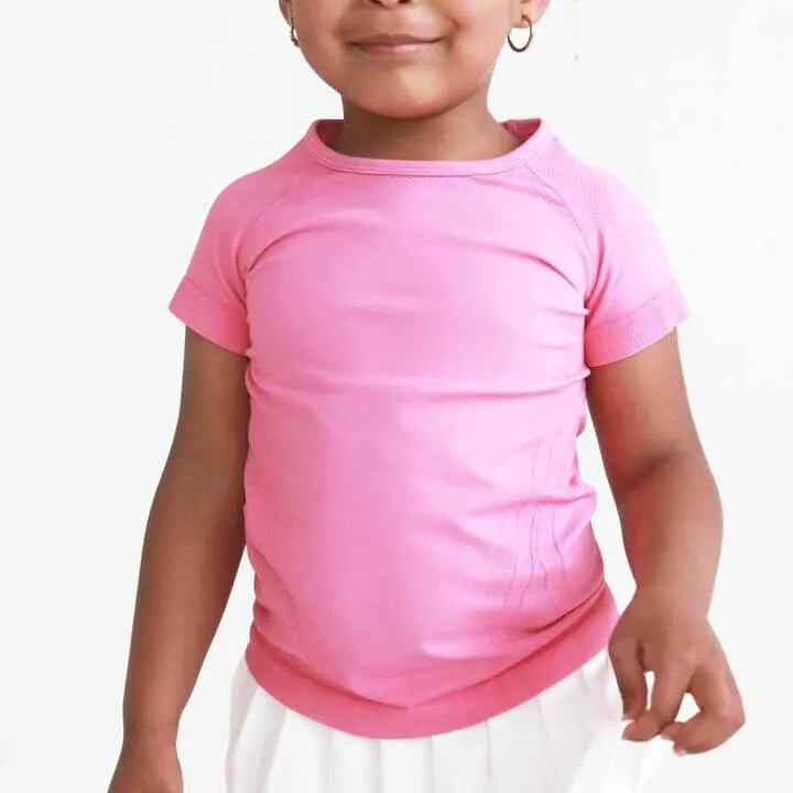 Kids Active Short Sleeve Athletic Tops