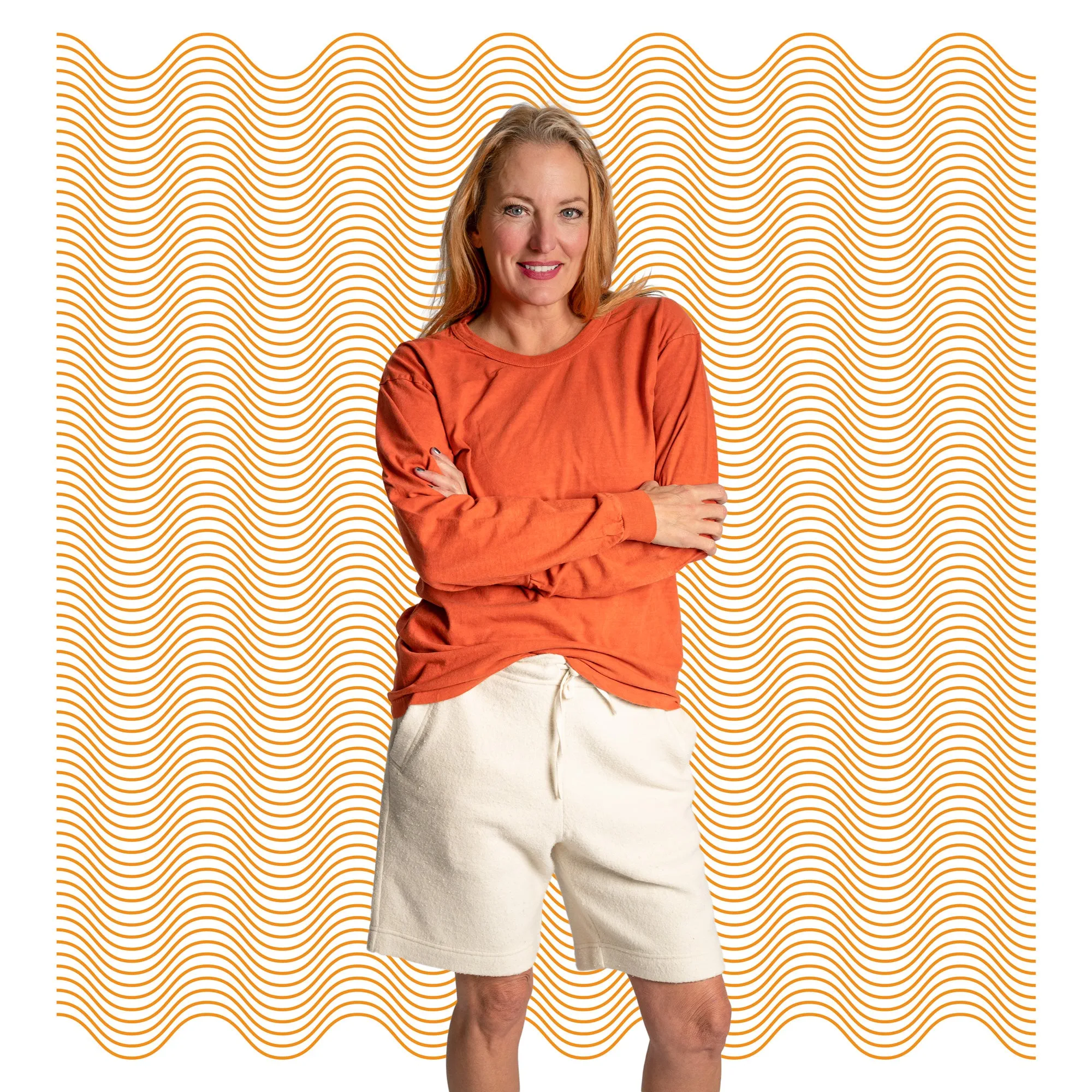 KITSILANO Elastic-free 100% Organic Cotton Fleece Sweat Gym Shorts (OC Thread Option, 100% Biodegradable)