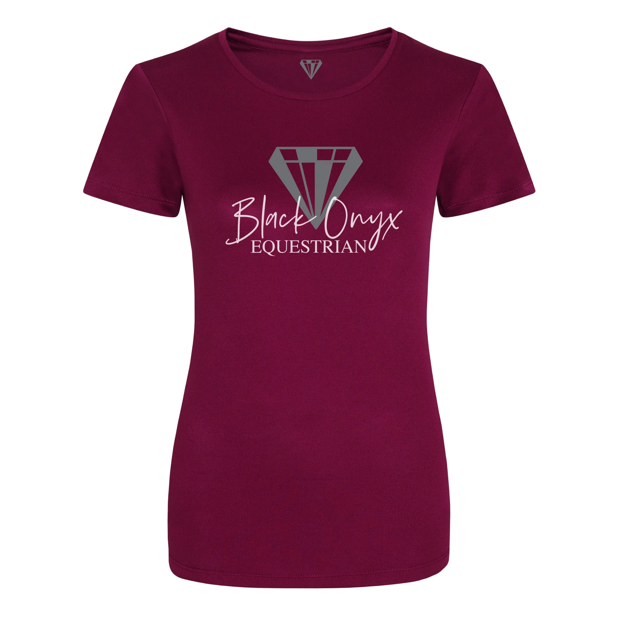 Ladies Keep Cool Performance T-Shirt - Burgundy