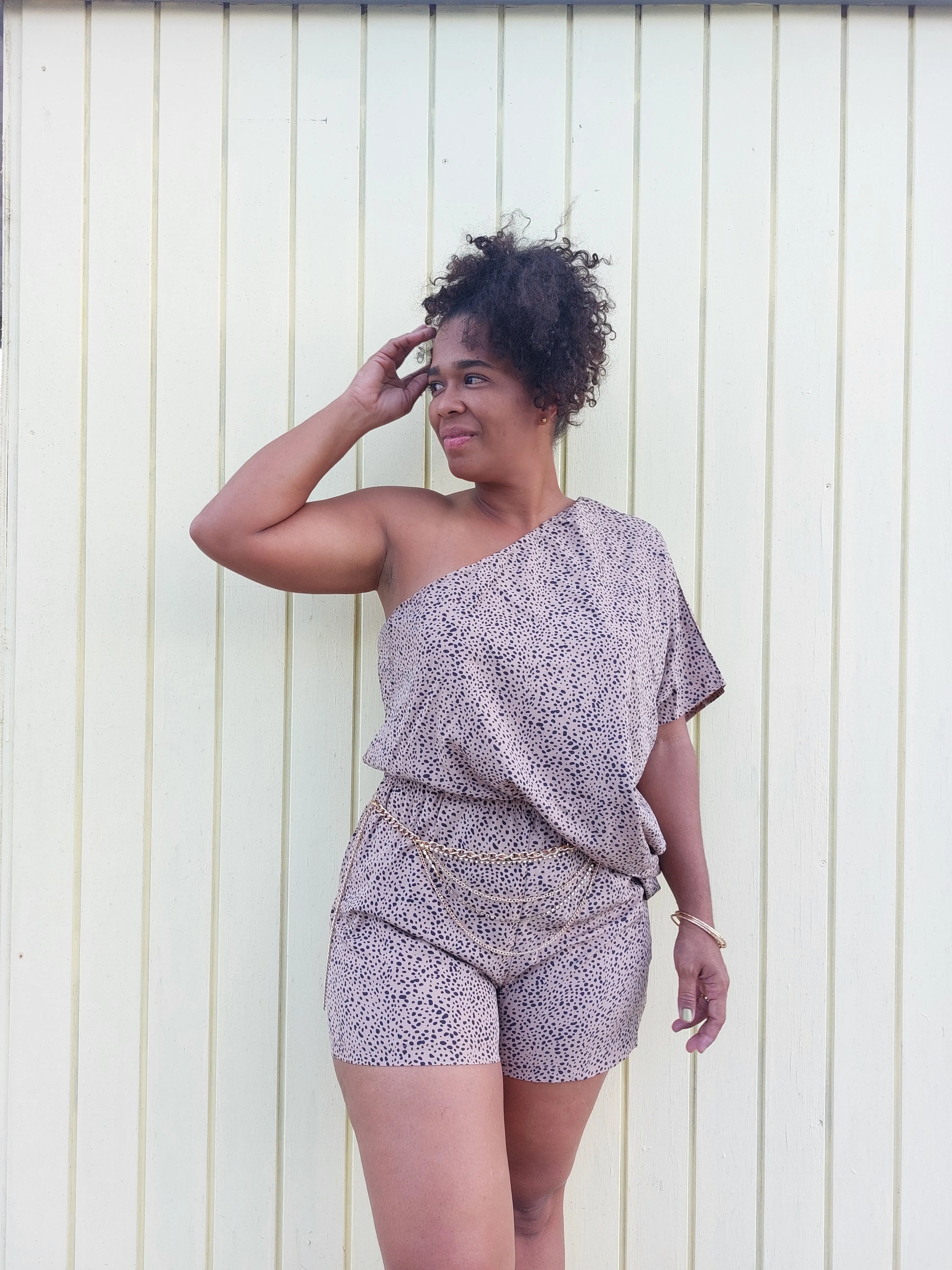 Leopard Romper