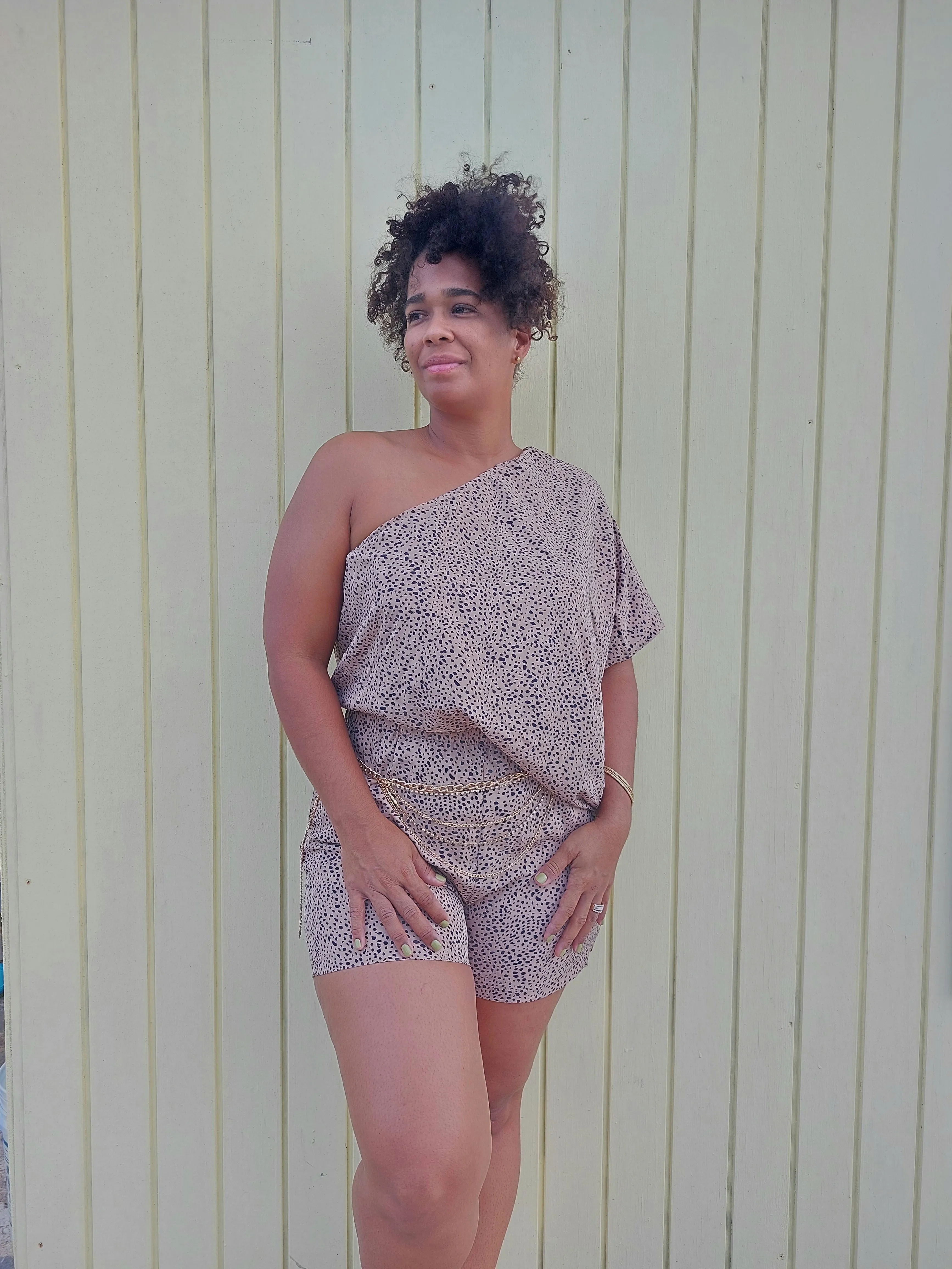 Leopard Romper