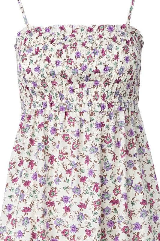 LILOU Smocked Cami Maxi Dress