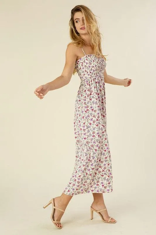 LILOU Smocked Cami Maxi Dress