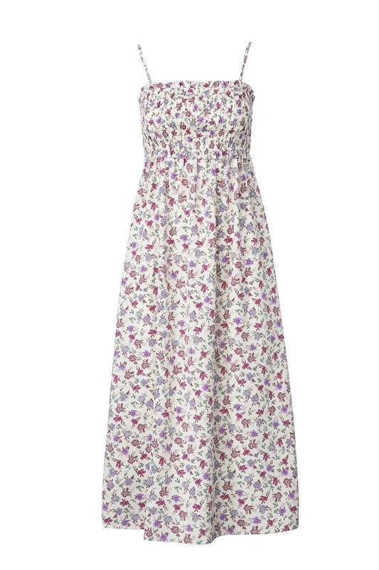 LILOU Smocked Cami Maxi Dress