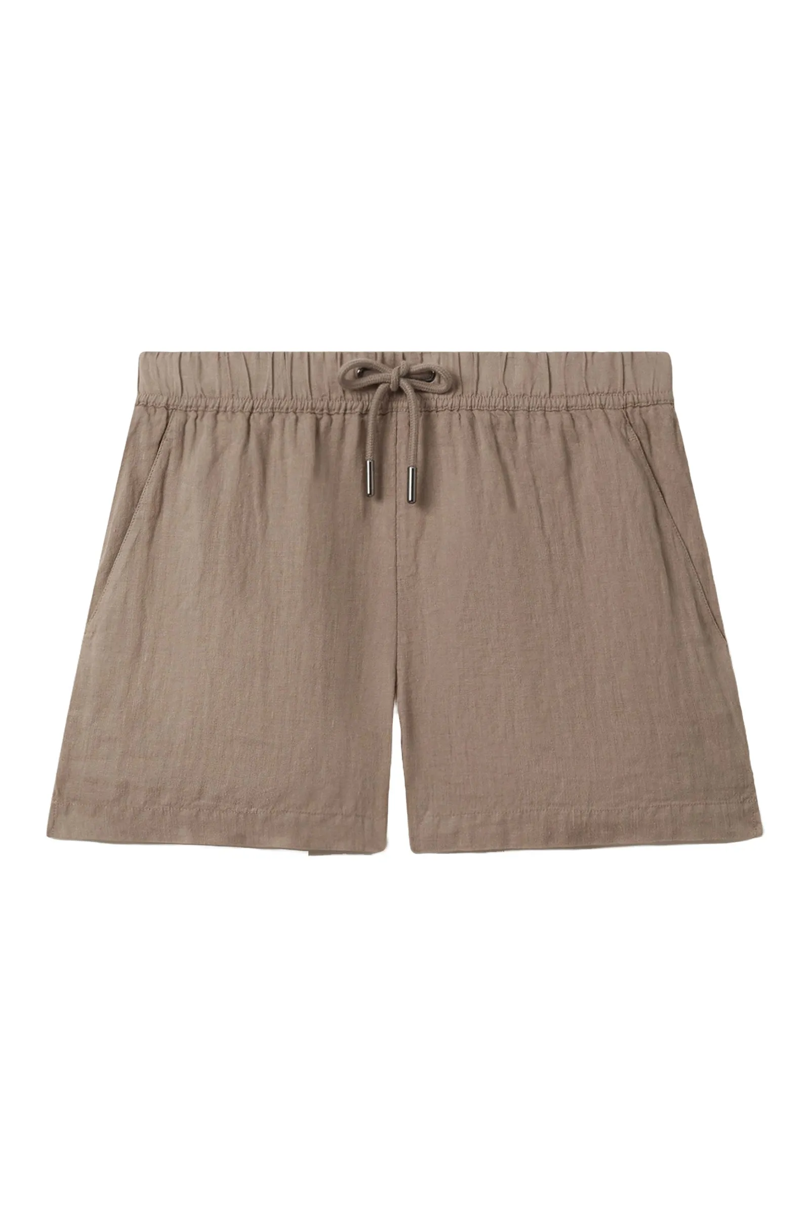 Linen Garment Dyed Drawstring Shorts