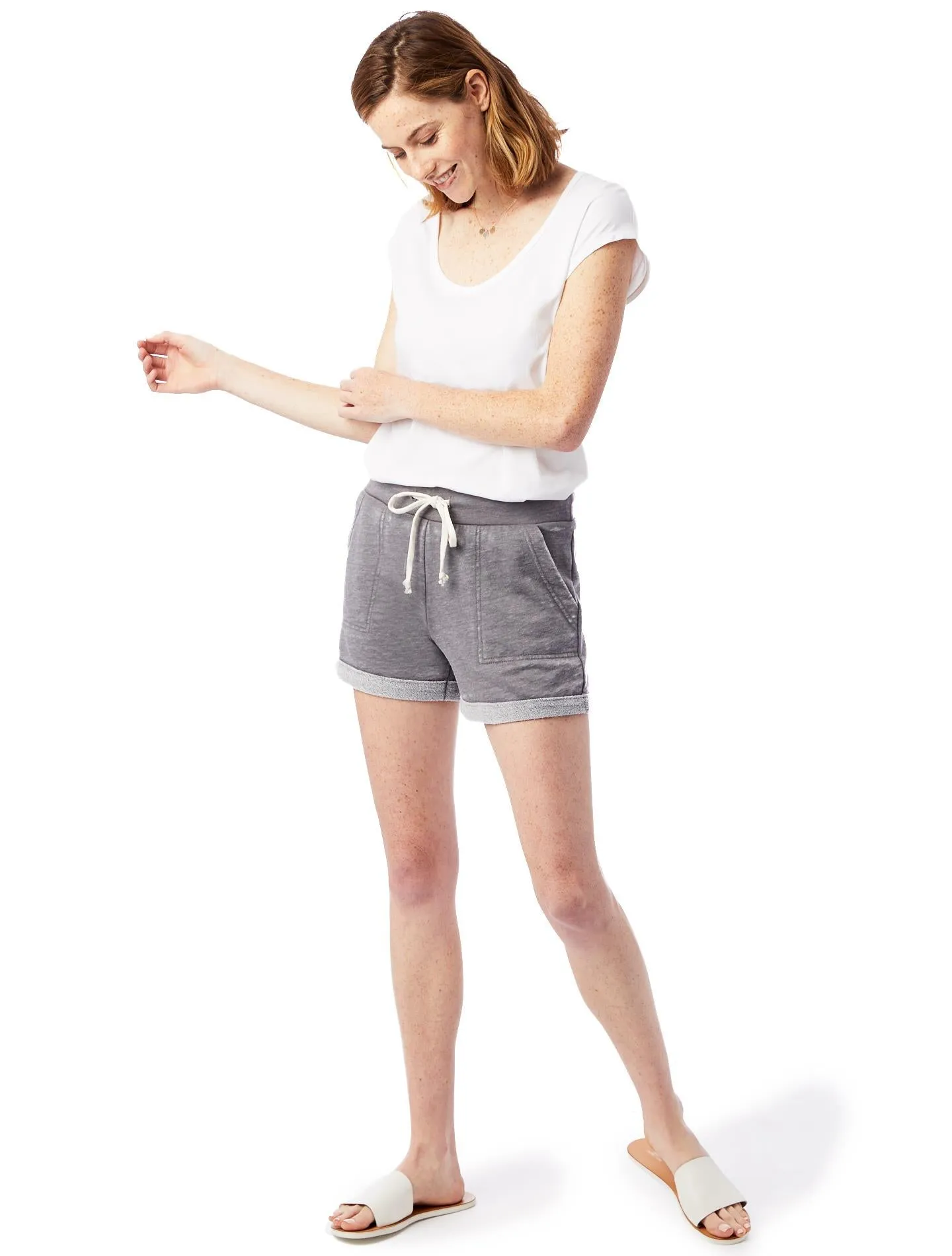 Lounge Burnout French Terry Short (Nickel)