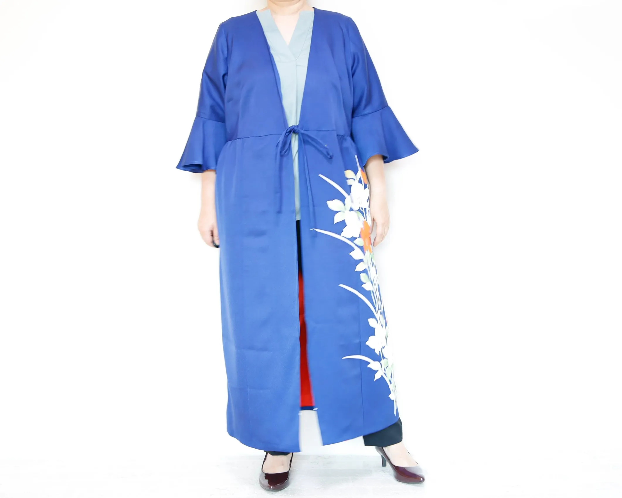 <D16-006> KIMONO WRAPED Dress'n Coat