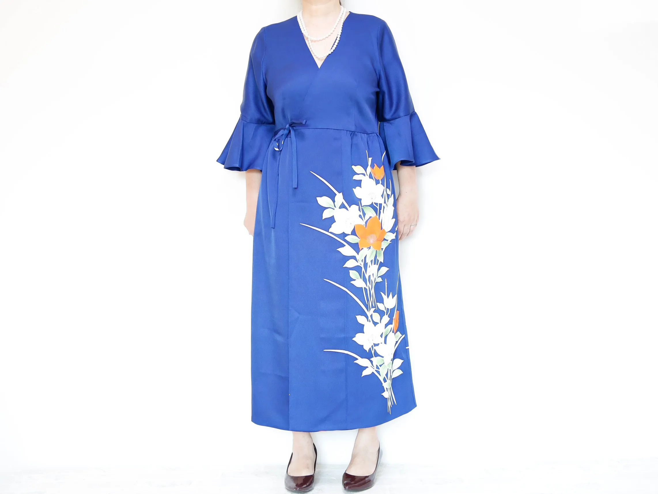 <D16-006> KIMONO WRAPED Dress'n Coat