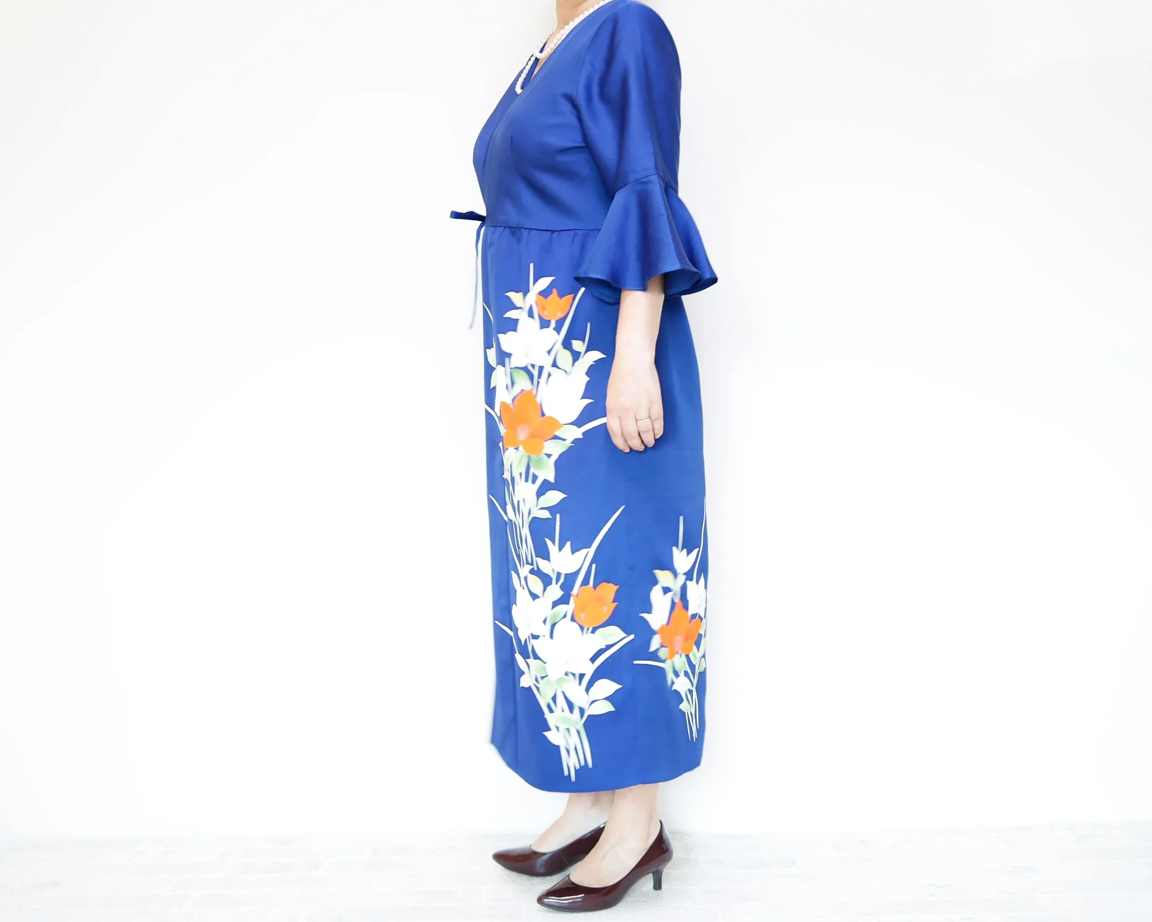 <D16-006> KIMONO WRAPED Dress'n Coat