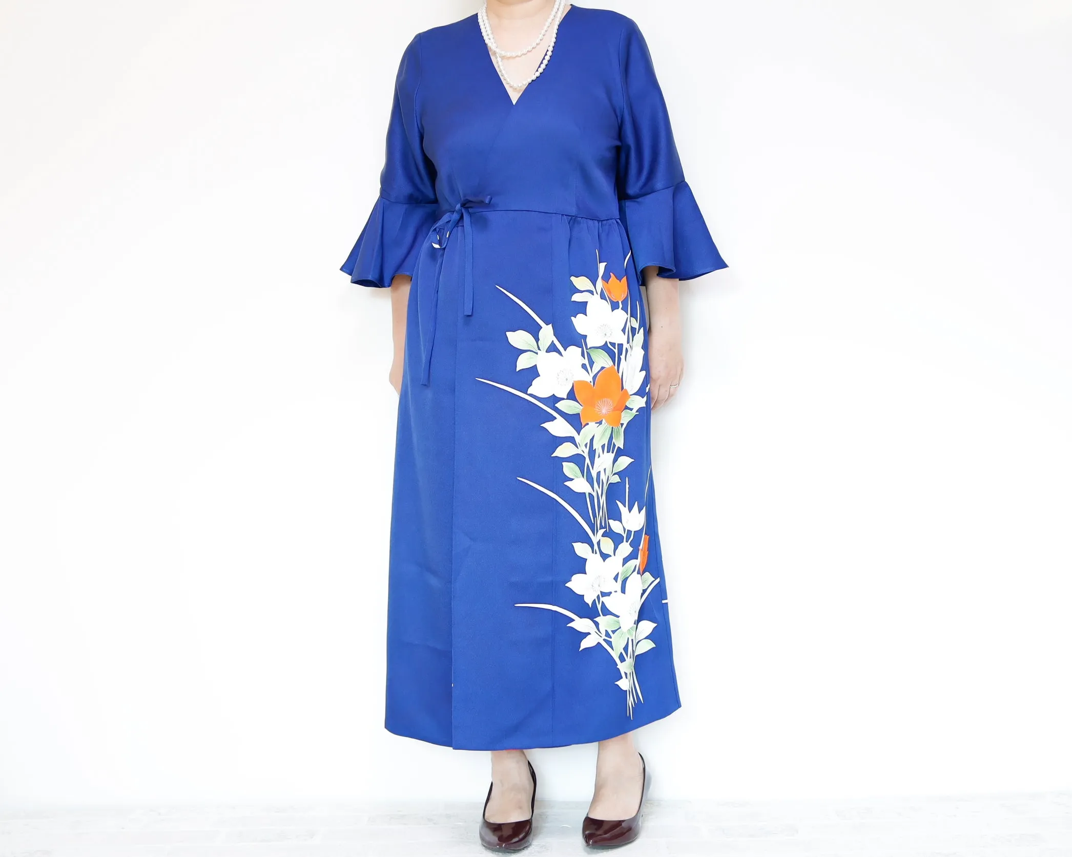 <D16-006> KIMONO WRAPED Dress'n Coat