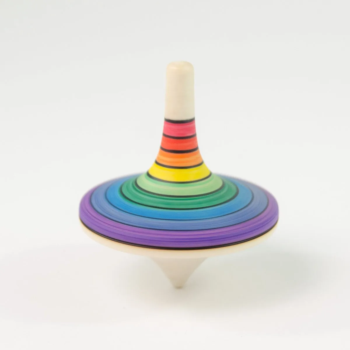 Mader Large Rallye Spinning Top Rainbow