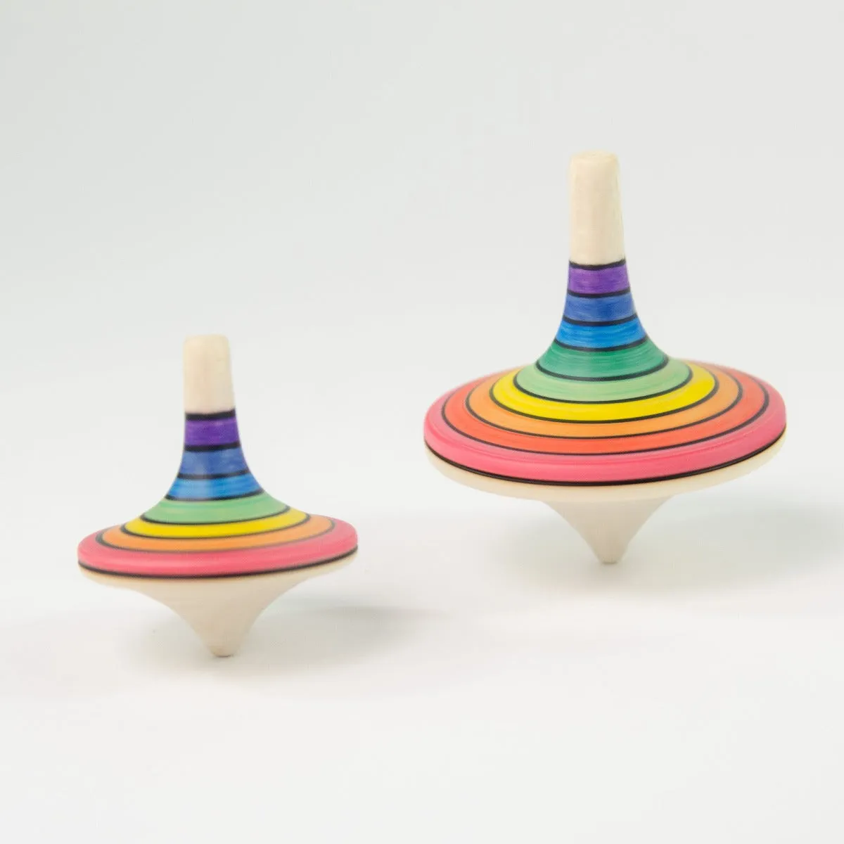 Mader Large Rallye Spinning Top Rainbow