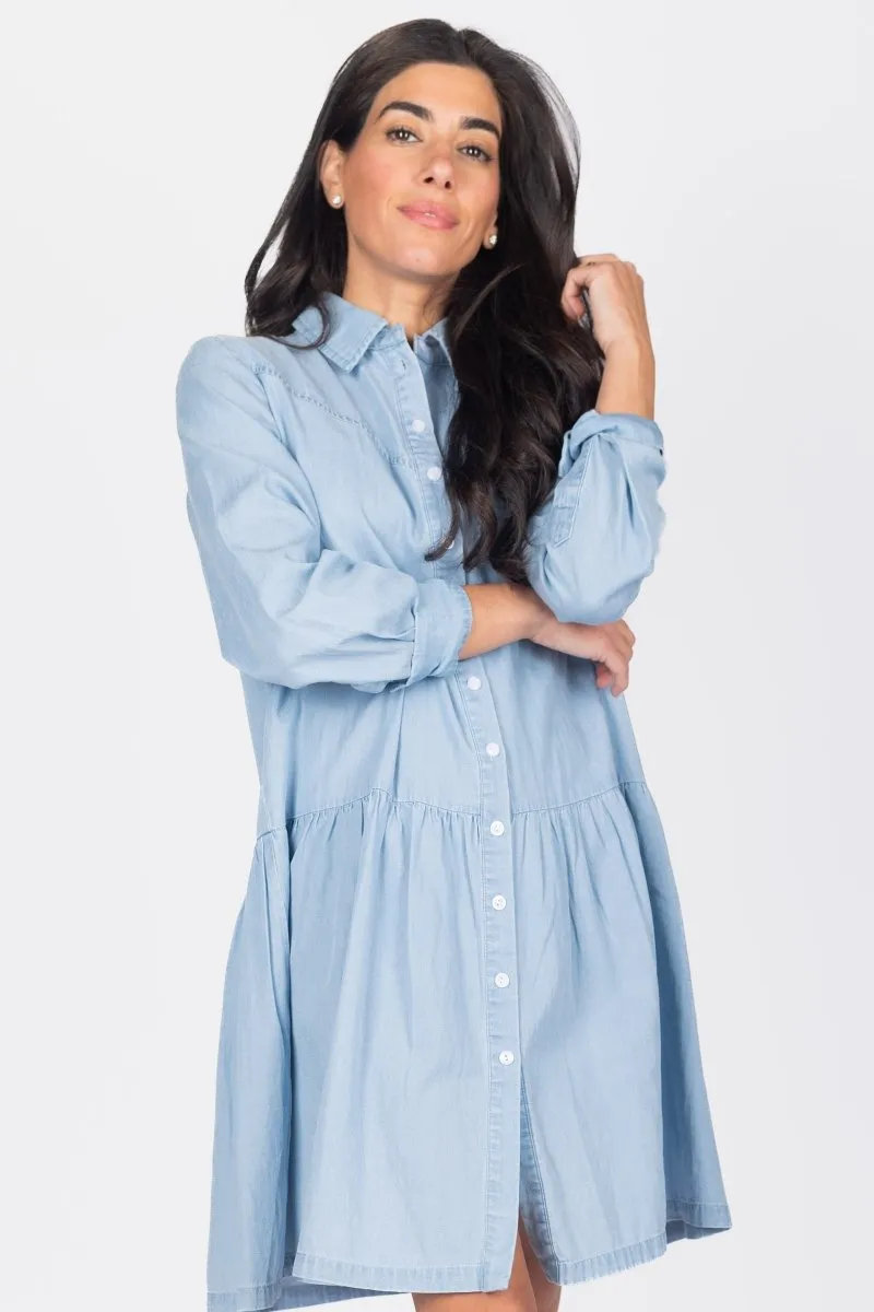 MARLOW DRESS (CHAMBRAY)