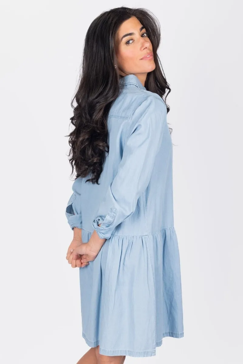 MARLOW DRESS (CHAMBRAY)