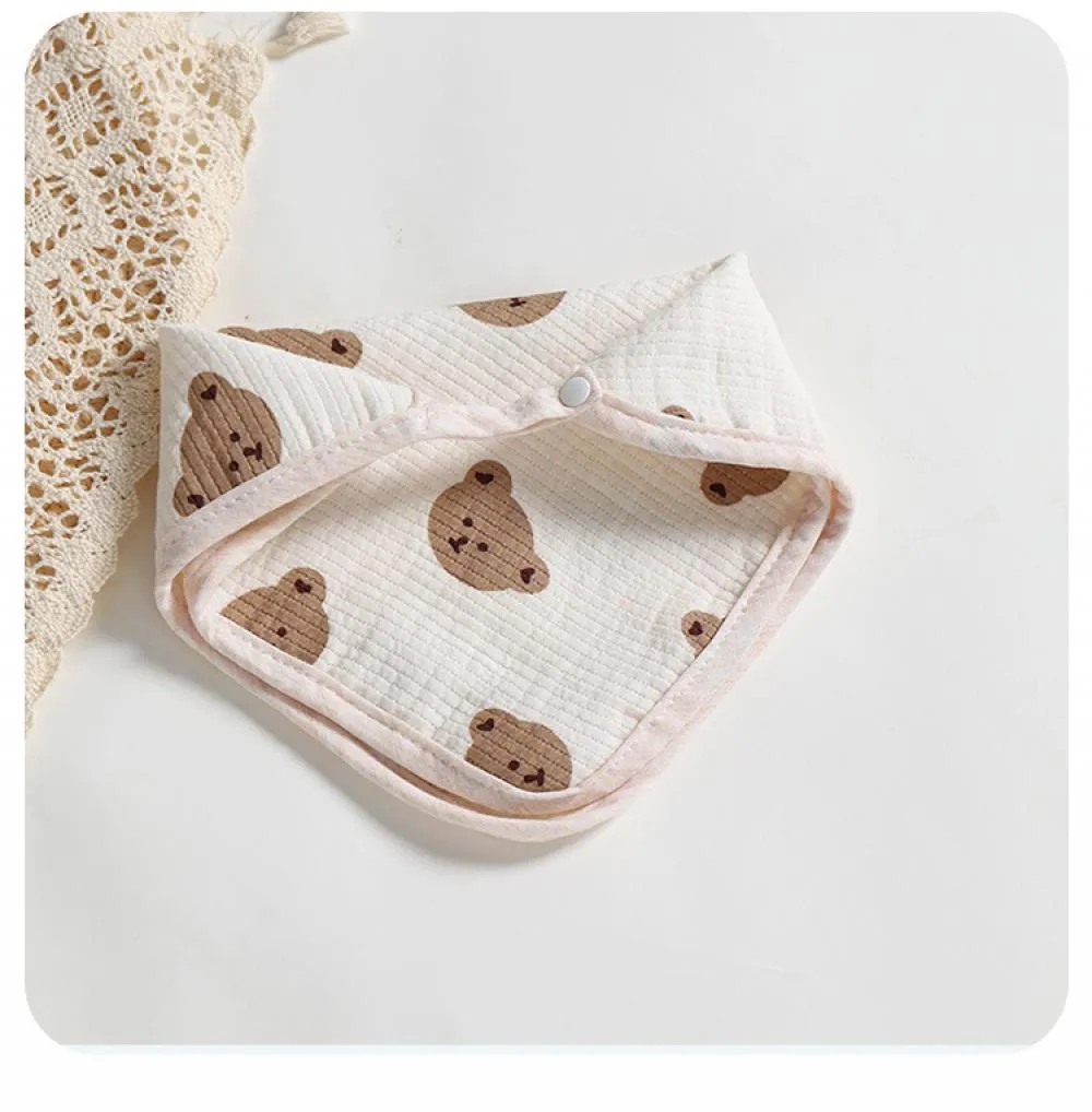 Newborn Baby Square Bib Baby Gauze Bib Wholesale