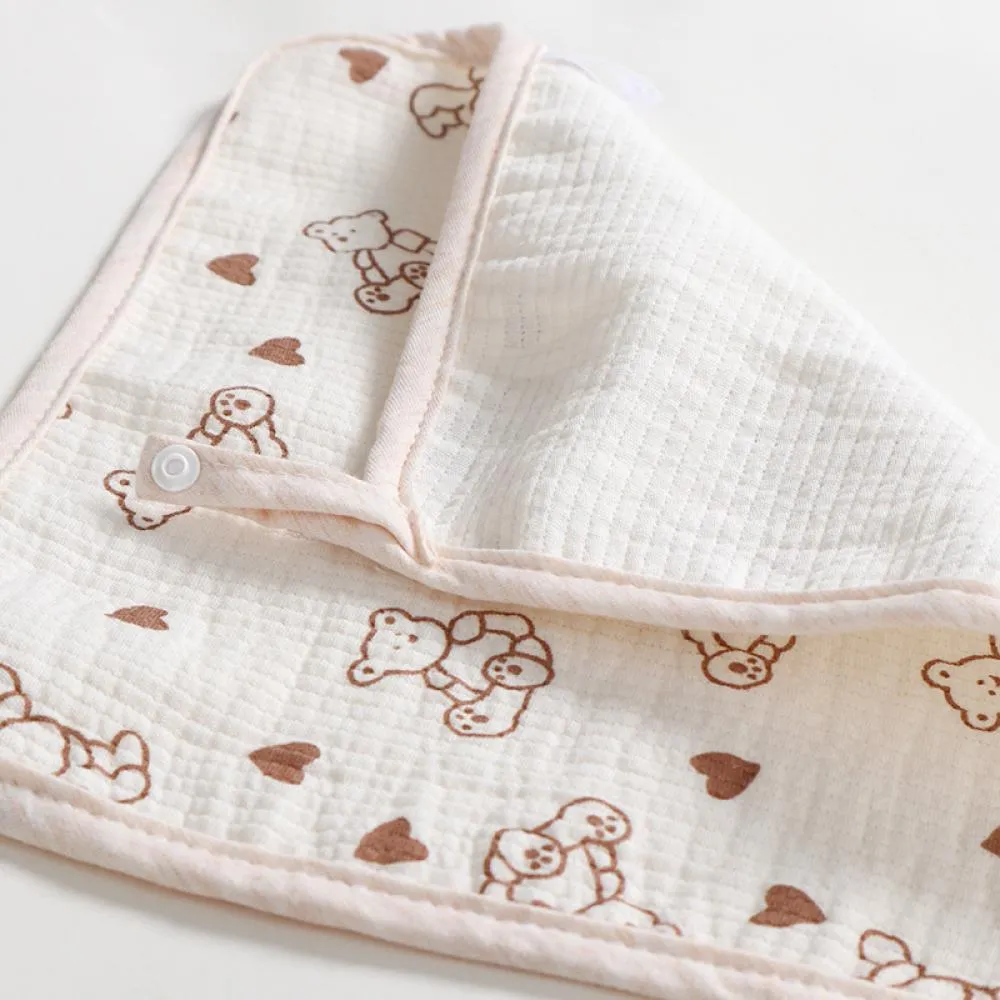 Newborn Baby Square Bib Baby Gauze Bib Wholesale
