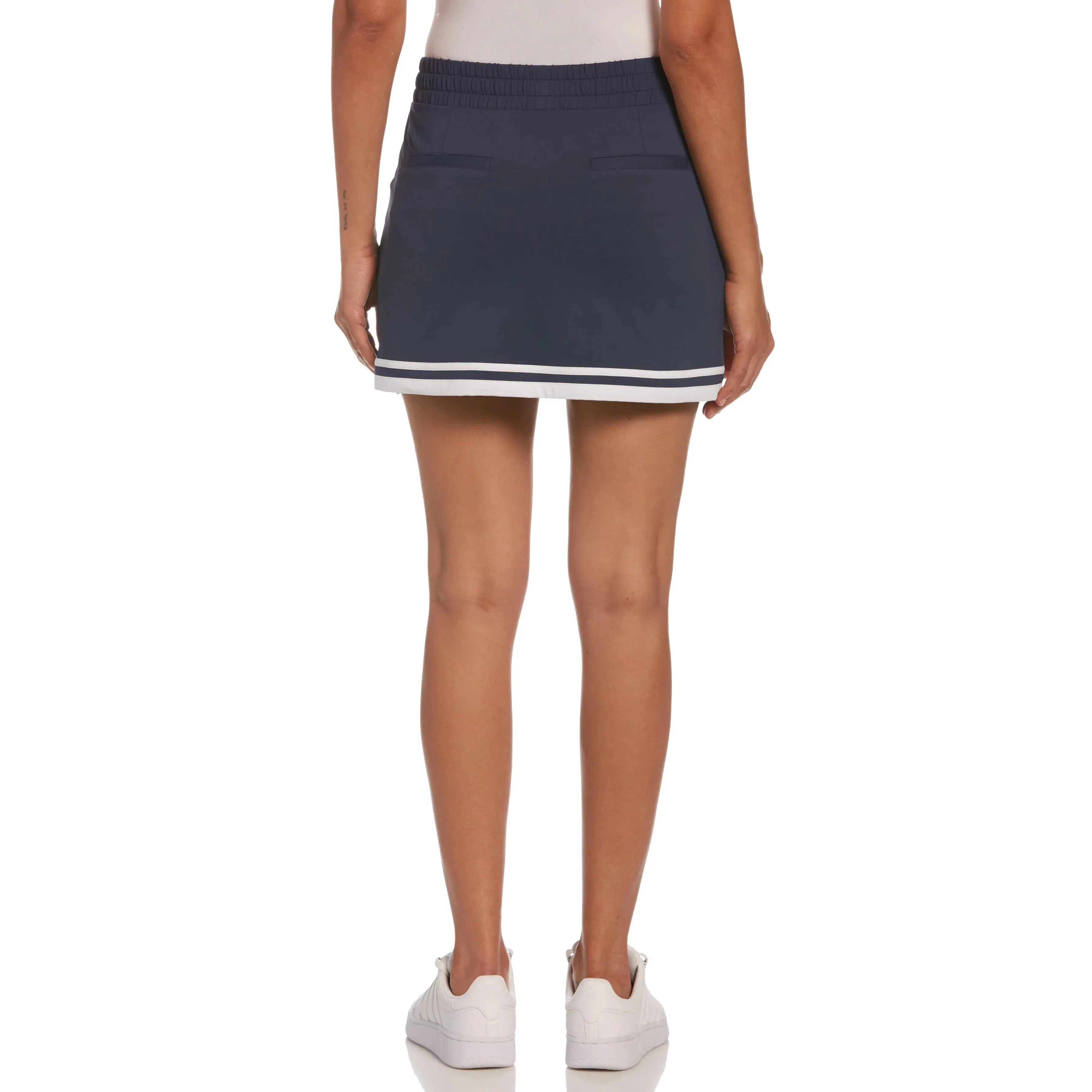Original Penguin Womens Essential Color Blocked Golf Skort 15" - BLACK IRIS