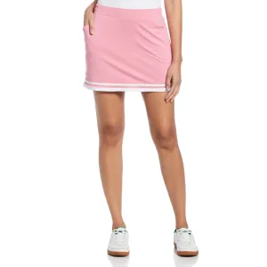 Original Penguin Womens Essential Color Blocked Golf Skort 15" - CASHMERE ROSE
