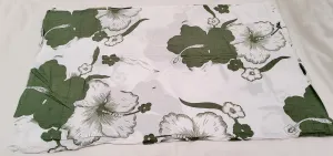 Pastel Green Hibiscus Sequin Sarong