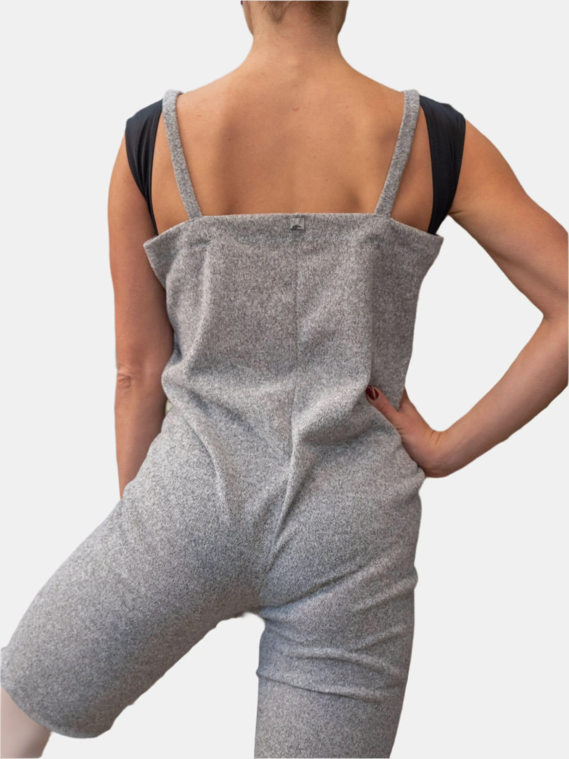 Pearl Mélange Warm-up Dance Romper MP925