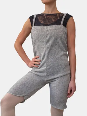 Pearl Mélange Warm-up Dance Romper MP925