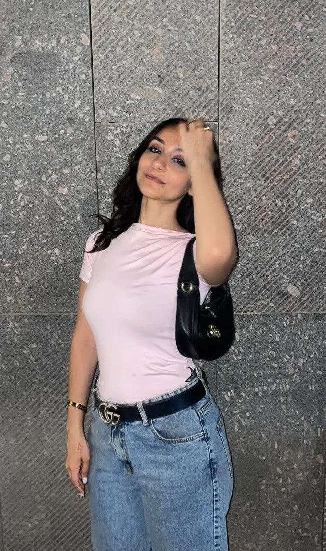 Pink Shades Round Top