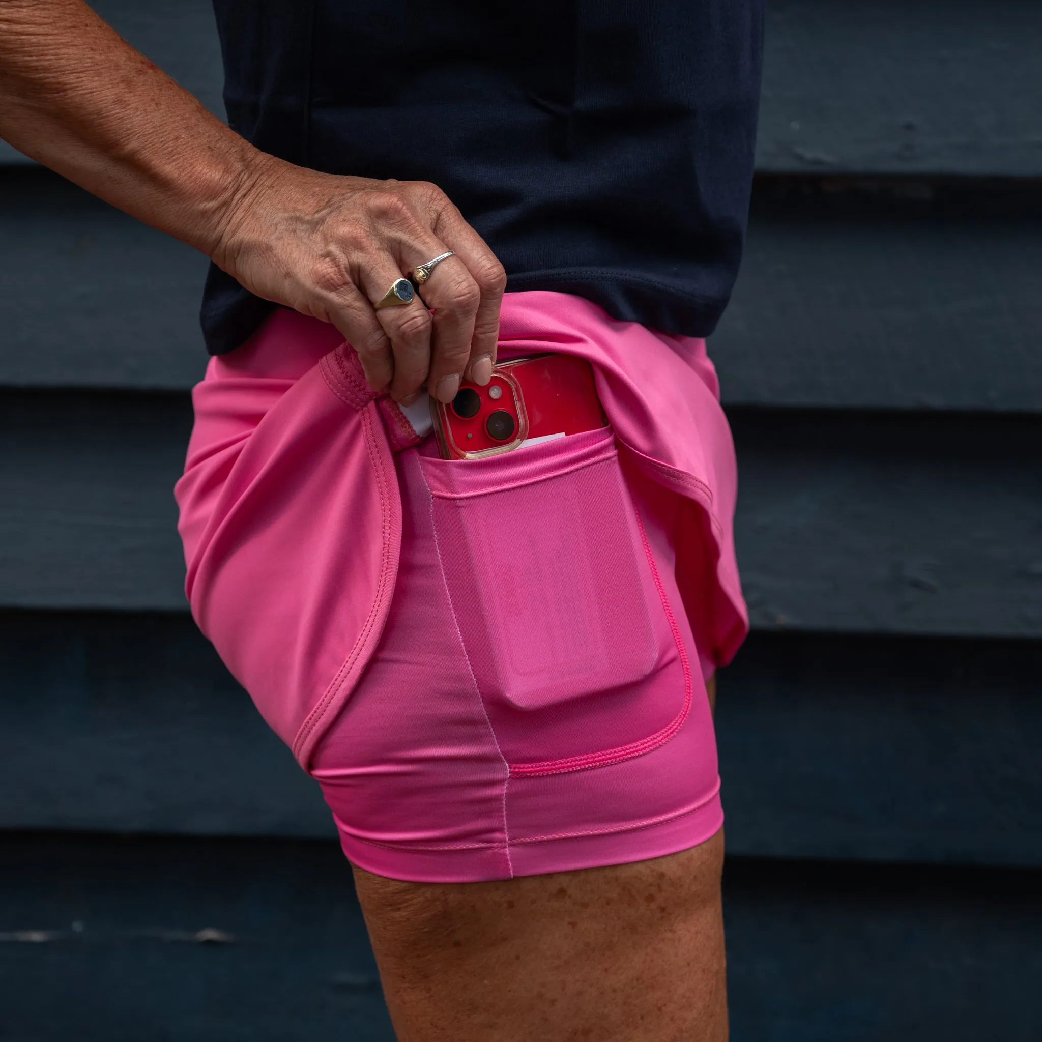 Pink Skorts with Pockets