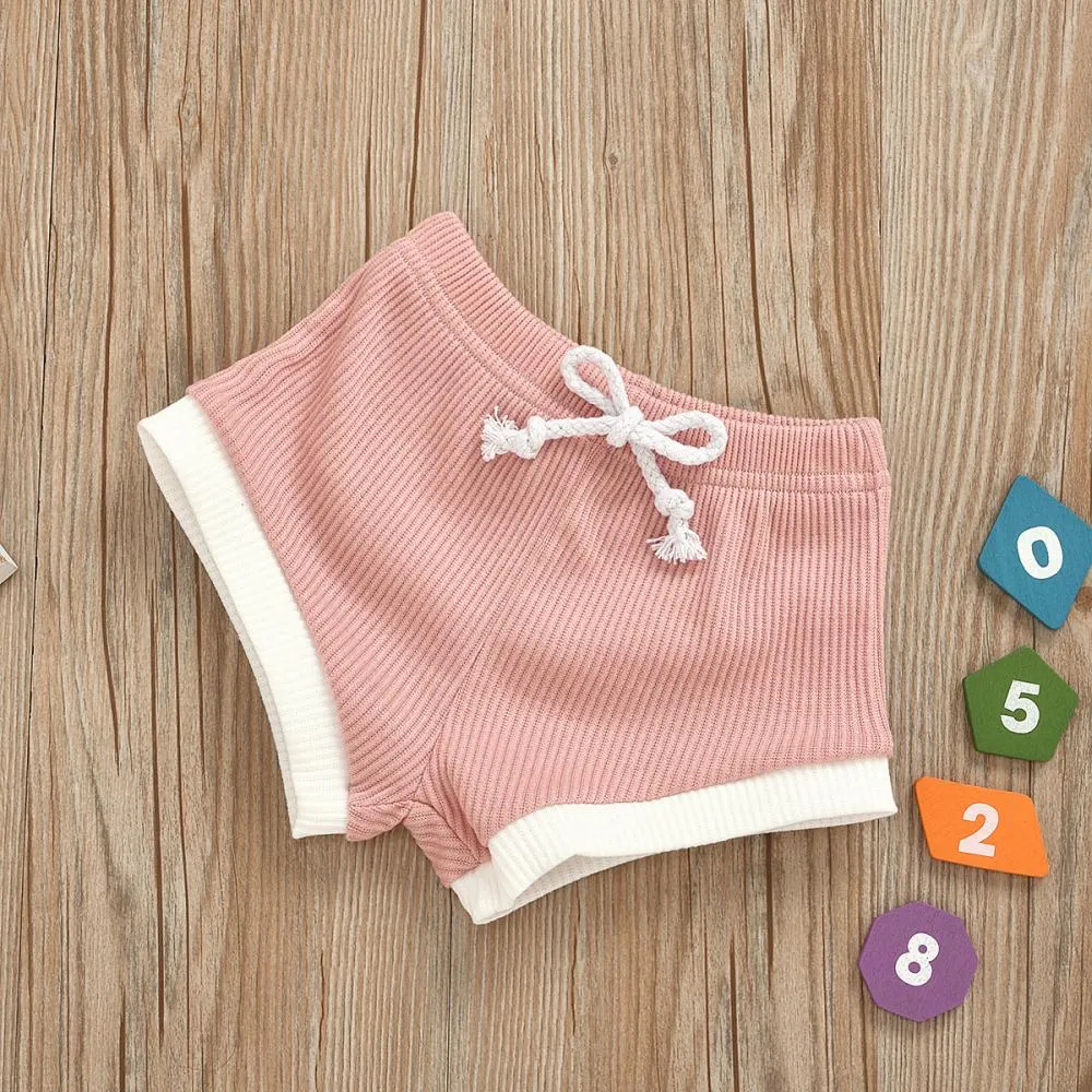 Pit Strip Short-Sleeved Two-Piece Summer Boys And Girls Baby Suits Wholesale Baby Clothes
