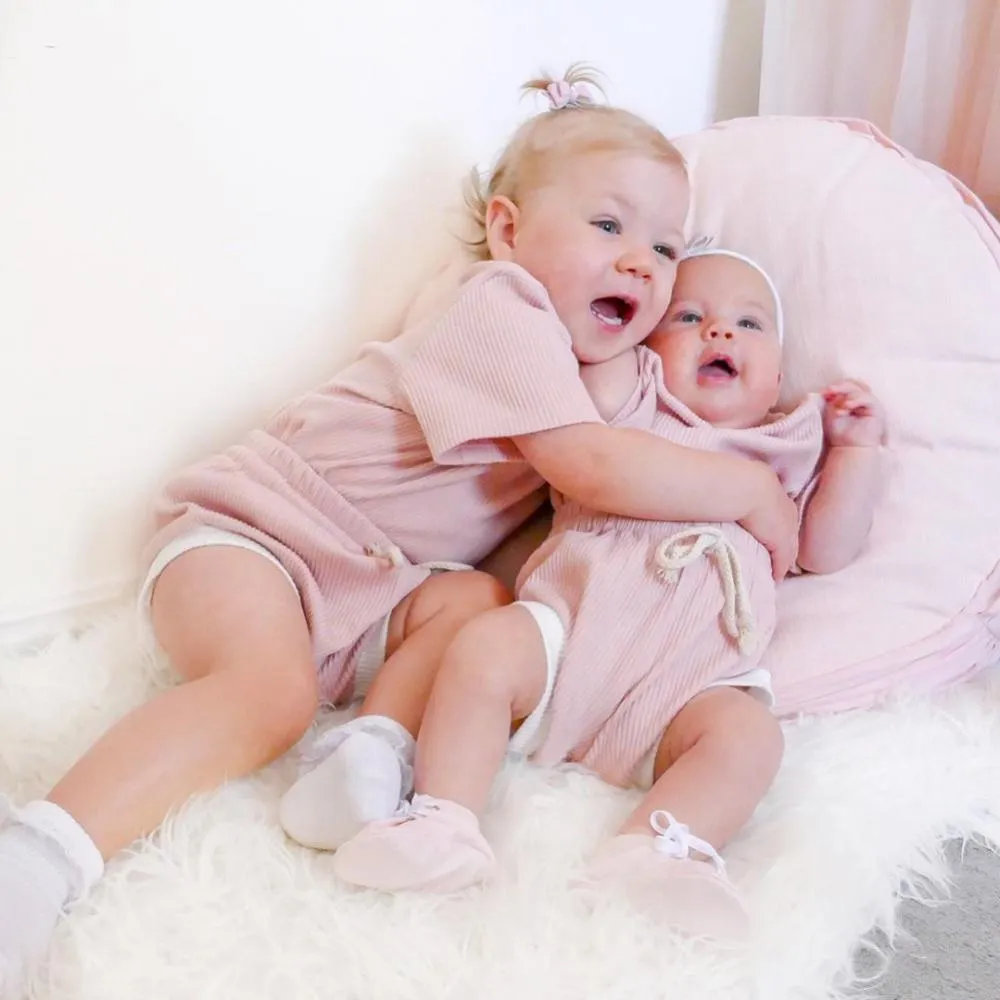 Pit Strip Short-Sleeved Two-Piece Summer Boys And Girls Baby Suits Wholesale Baby Clothes