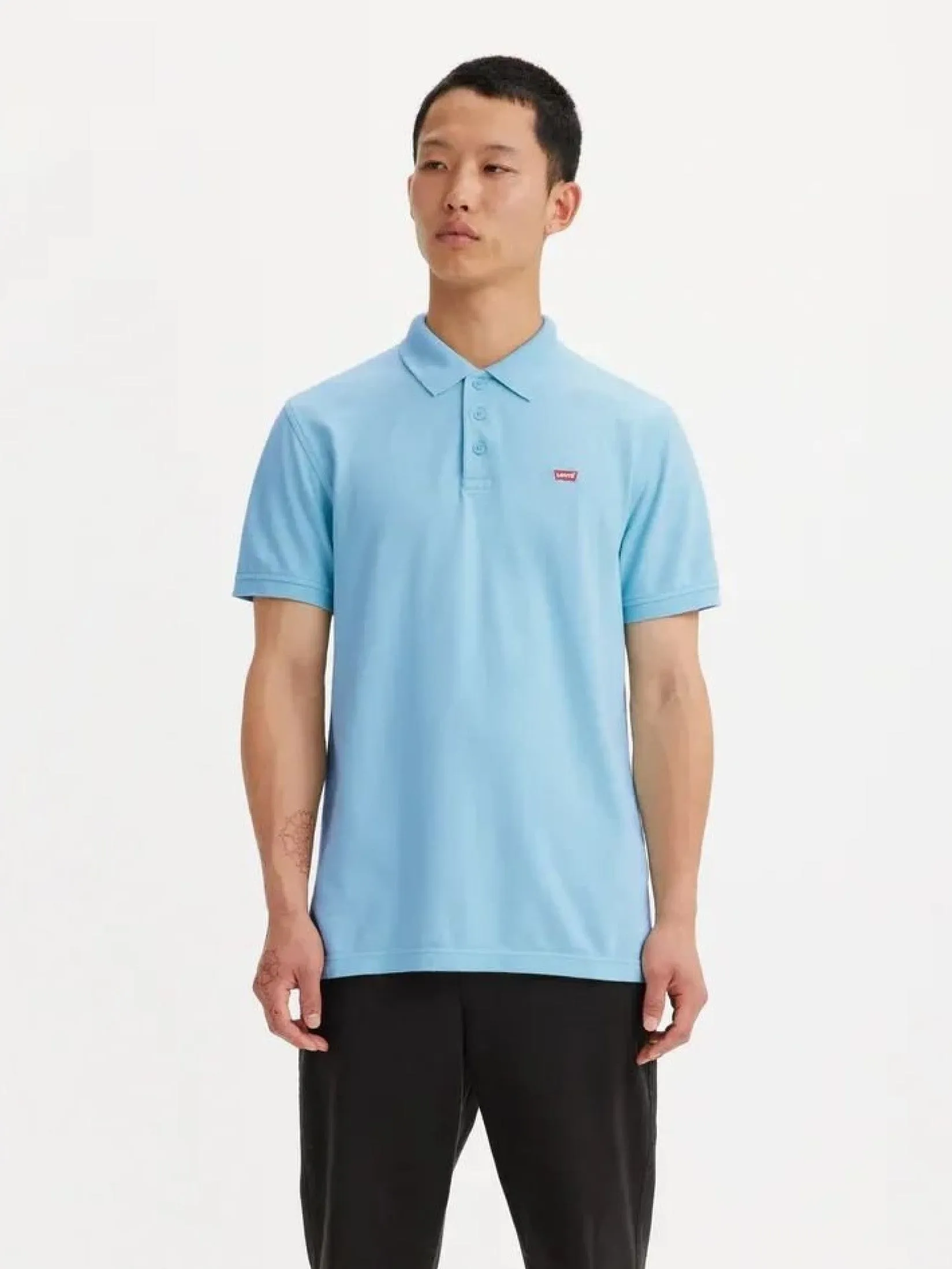 POLO LEVIS HM POLO HERITAGE BLUE PIQUE LEVI'S