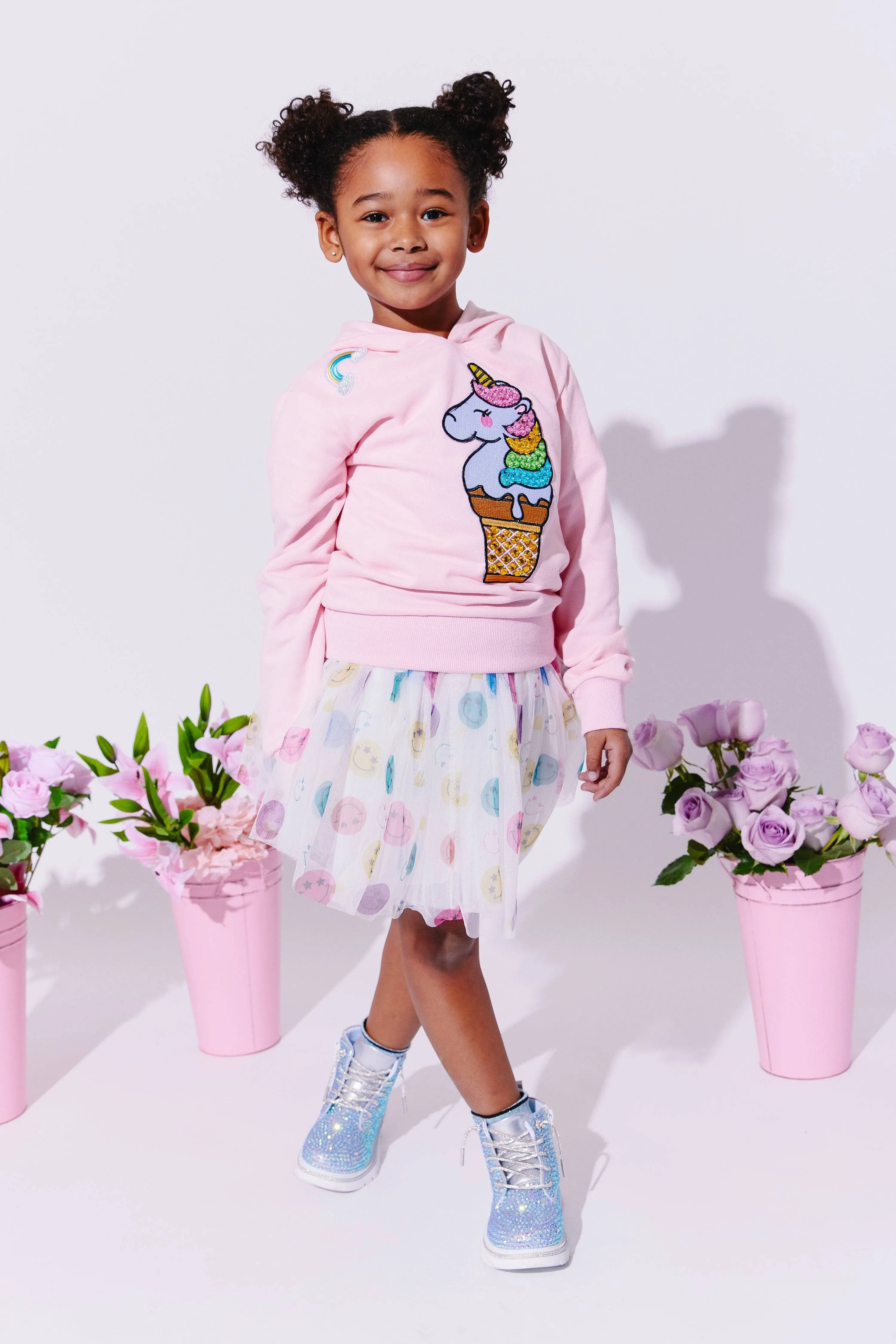 Rainbow Smiley Tutu