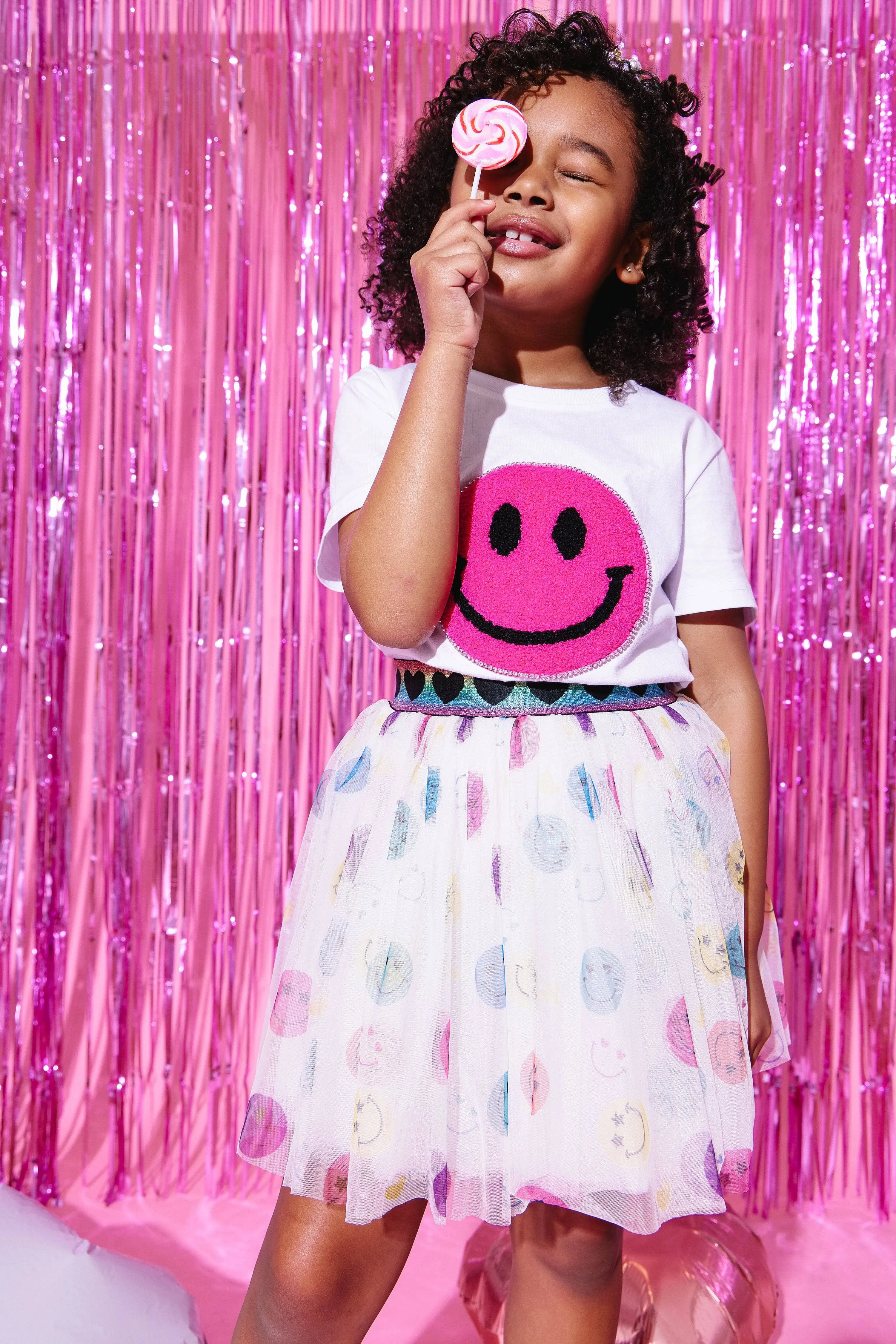 Rainbow Smiley Tutu