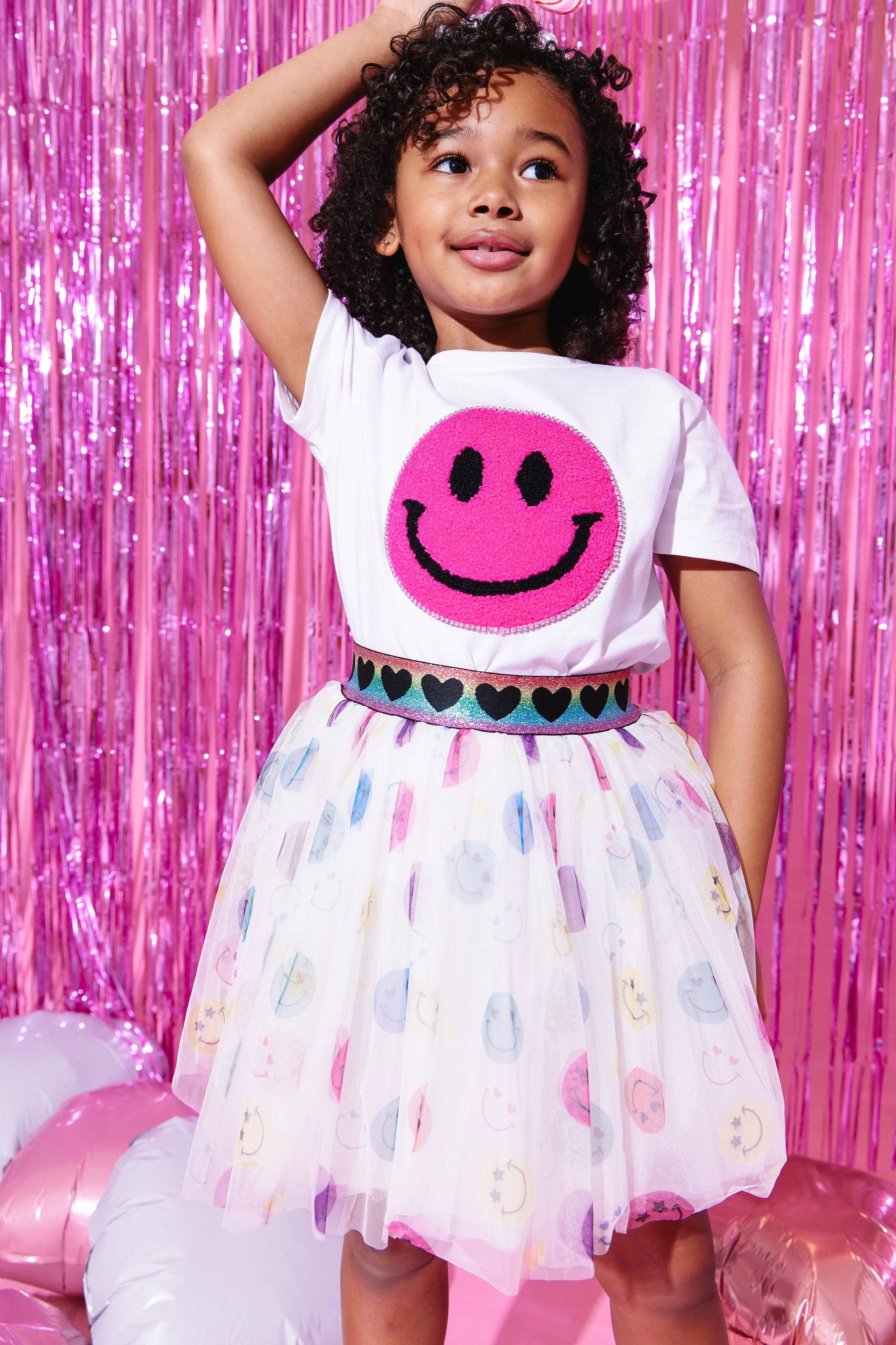 Rainbow Smiley Tutu